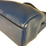 Fendi Navy Leather Peekaboo Micro Two-Way Bag