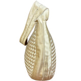 Bottega Veneta Butter Yellow Satin Intrecciato Shoulder Bag
