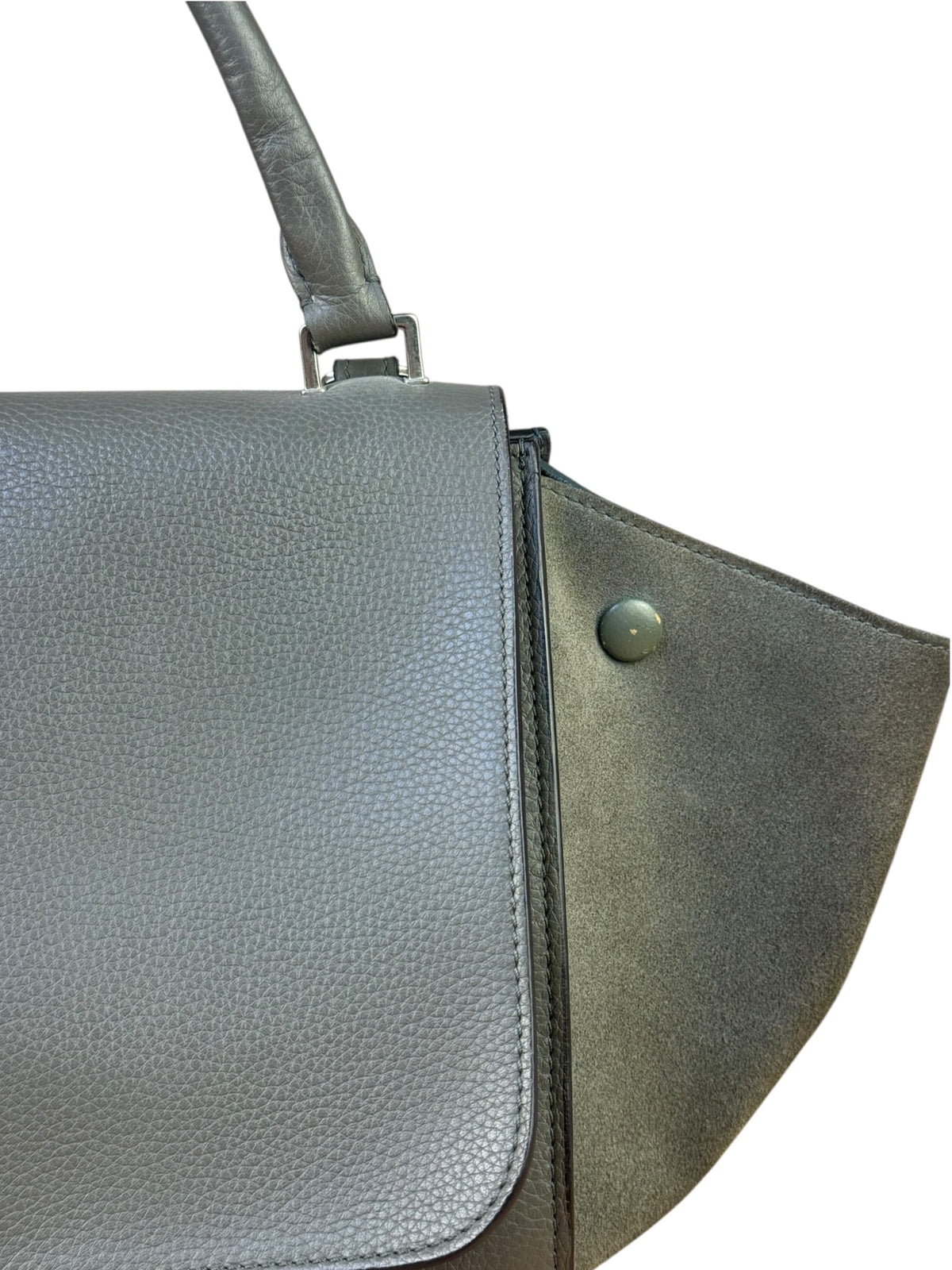 Celine Trapeze Bag In Grey