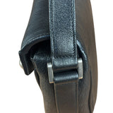 Saint Laurent Black Leather Y Studded Flap Crossbody