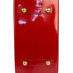 Louis Vuitton Red Vernis Alma MM Handbag