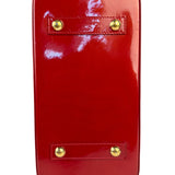 Louis Vuitton Red Vernis Alma MM Handbag