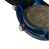 Gucci Sync Navy with Black Nylon Strap