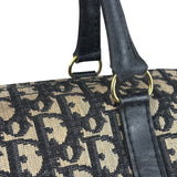 Christian Dior Vintage Navy Trotter Boston Bag