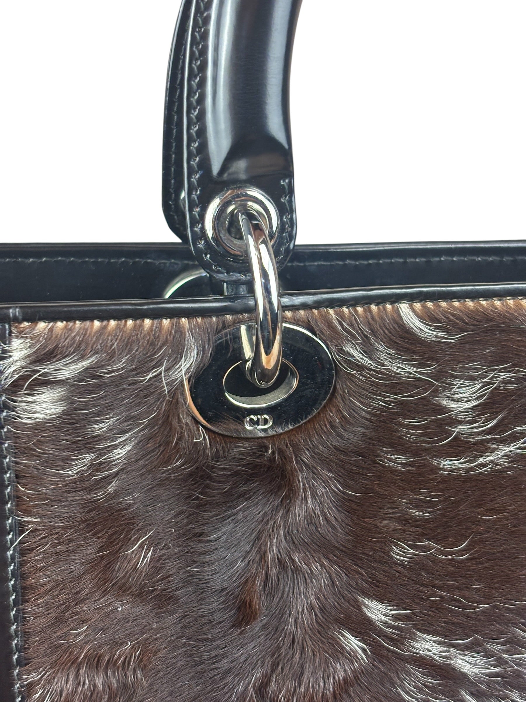 Christian Dior Vintage Lady Dior Large Tote Bag