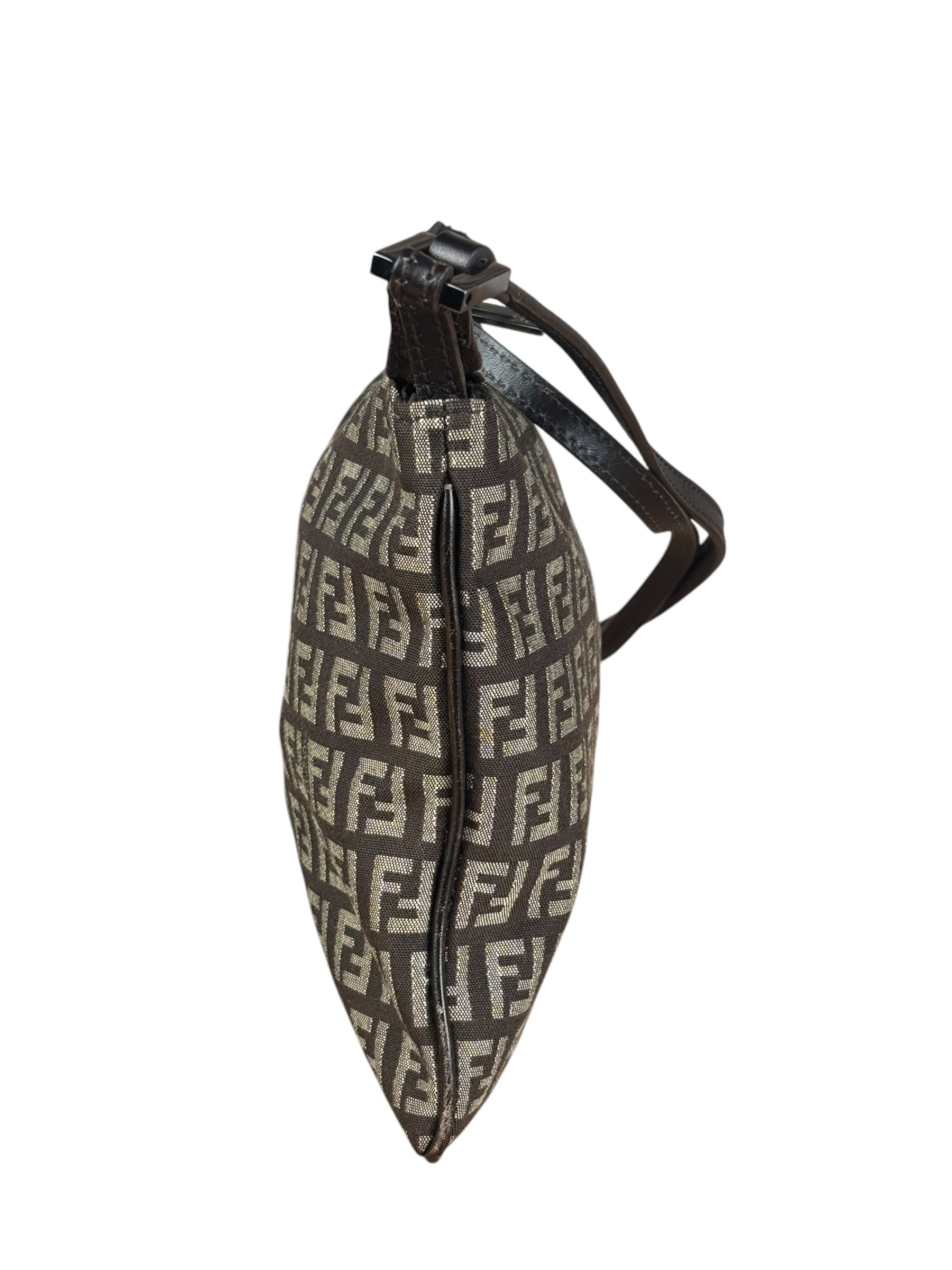 Fendi Vintage Brown Zucca Crossbody