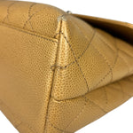 Chanel Beige Calfskin Kelly Top Handle Bag 2001