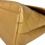 Chanel Beige Calfskin Kelly Top Handle Bag 2001