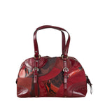 Coach Red Leather Patchwork Handbag