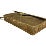 Chanel 2002 Gold Retro Tale East West Chain Flap