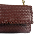 Bottega Veneta Vintage Burgundy Olimpia Shoulder Bag