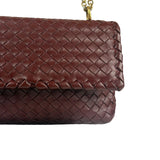 Bottega Veneta Vintage Burgundy Olimpia Shoulder Bag