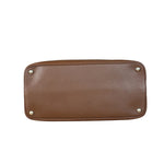 Prada Vintage Brown Leather Top Handle Bag