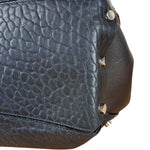 Jimmy Choo Black Leather Lockett Pebble Shoulder/Hand Bag