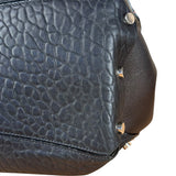 Jimmy Choo Black Leather Lockett Pebble Shoulder/Hand Bag