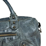 Balenciaga Vintage Dark Blue Leather Classic City Bag