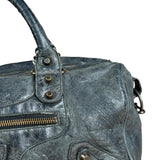 Balenciaga Vintage Dark Blue Leather Classic City Bag