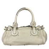 Chloe Beige Leather Paddington Shoulder Bag