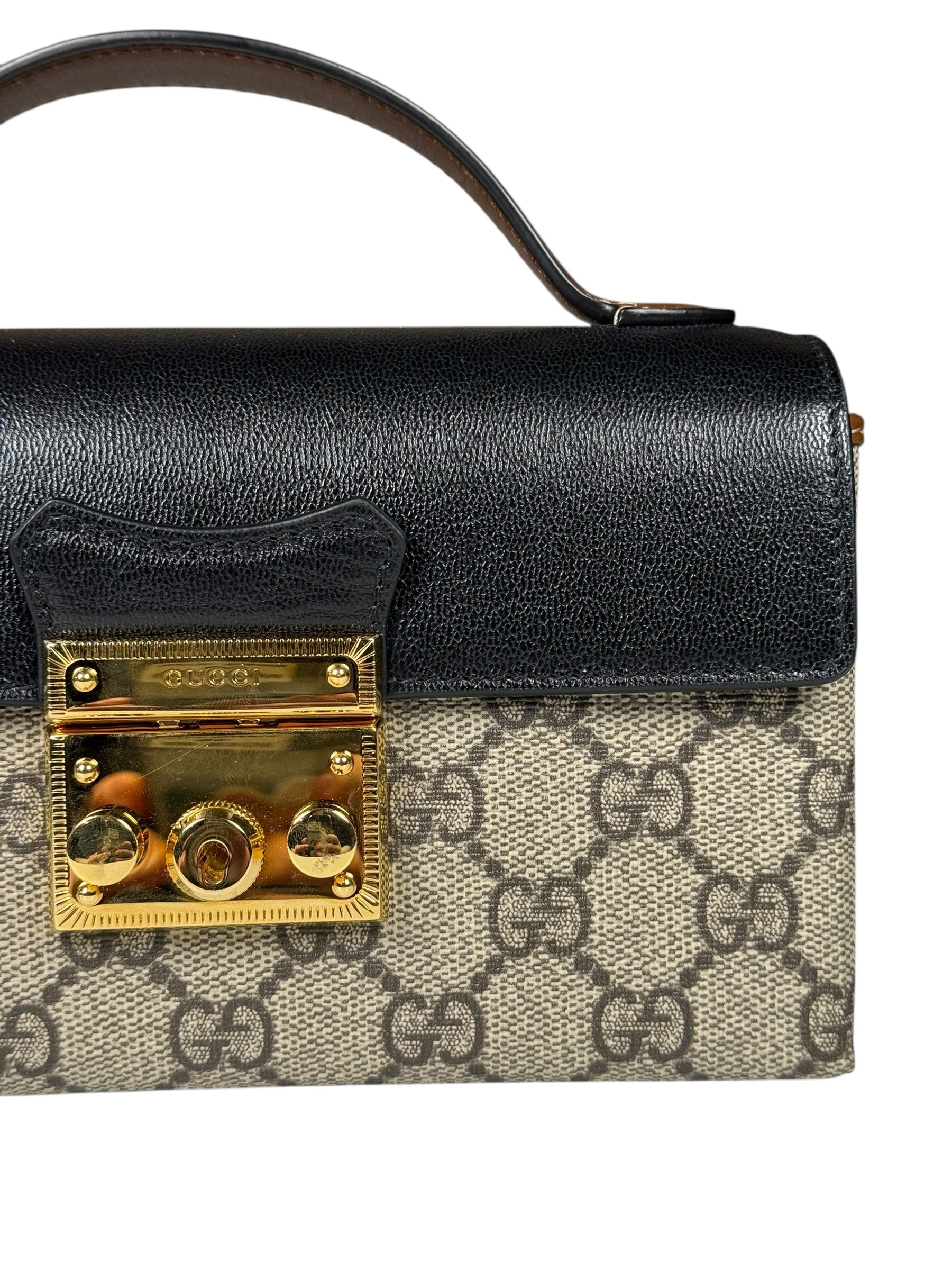 Gucci Crossbody GG Supreme Padlock Mini