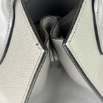 Prada Grey Saffiano Leather Two-Way Tote