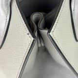 Prada Grey Saffiano Leather Two-Way Tote