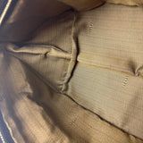 Fendi FF Black Leather Trim Zucca Mamma Pochette