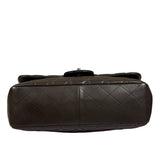 Chanel Chocolate Brown Caviar Quilted Flap Bag 2009