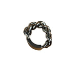 Yves Saint Laurent ID Plaque Chain Link Ring
