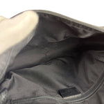 Gucci Vintage Black GG Canvas Shoulder Bag