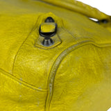 Balenciaga Yellow Leather Classic City Bag