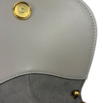 Fendi Dove Gray Leather C'mon Crossbody Bag