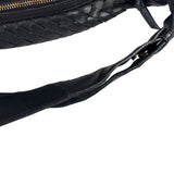 Bottega Veneta Black Intrecciato Woven Hobo Bag
