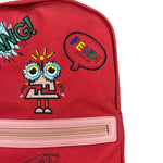 Fendi Red Patch Cloth Mini Backpack