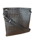 Bottega Veneta Brown Intrecciato Shoulder Bag