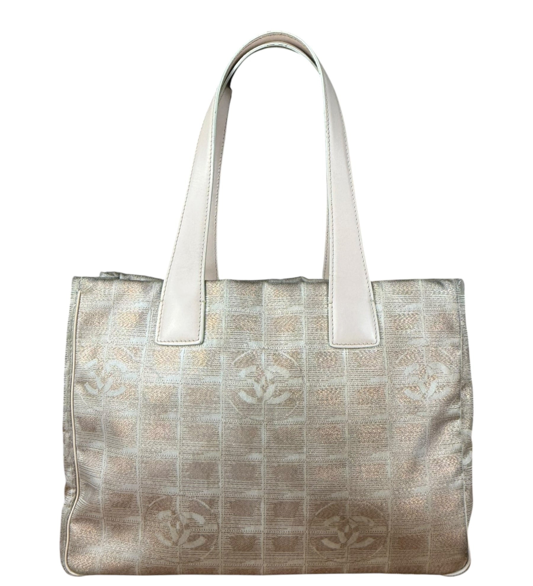 Chanel Pink Metallic Travel Line Tote