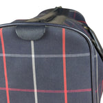 Burberry Blue Nova Check Vintage Boston Bag
