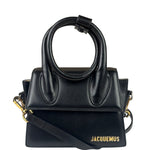Jacquemus Black Leather The Knot Chiquito Two-Way Bag