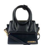 Jacquemus Black Leather The Knot Chiquito Two-Way Bag