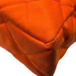 Chanel Orange Quilted Nylon Classic Jersey Camera Bag 2012