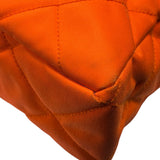 Chanel Orange Quilted Nylon Classic Jersey Camera Bag 2012