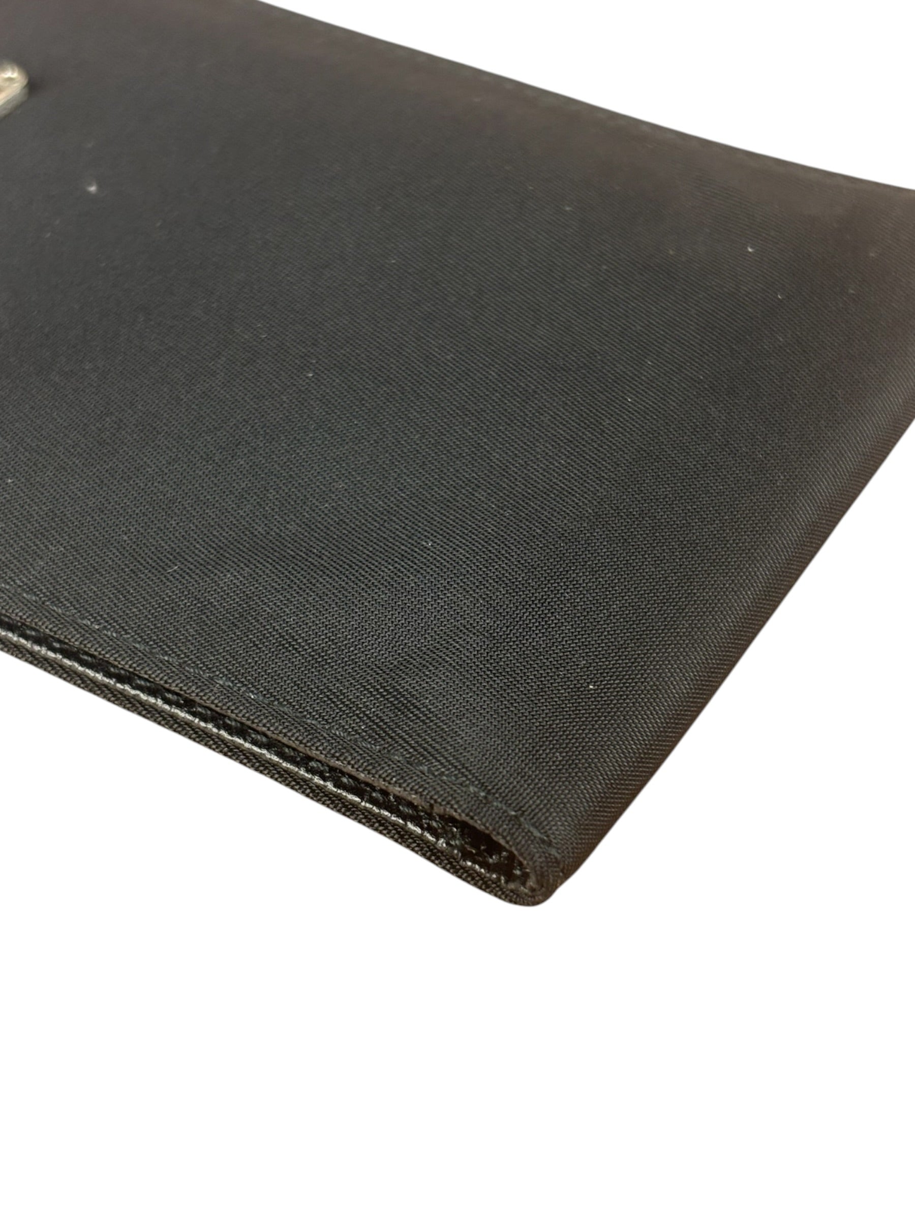 Prada Black Tessuto Nylon Card Holder/Wallet