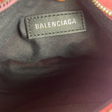 Balenciaga Pink Denim Le Cagole Shoulder Bag