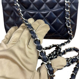 Chanel Iridescent Blue Quilted Leather Mini Flap Bag 2017