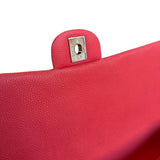 Chanel Coral Pink Matte Quilted Caviar Flap Shoulder Bag 2012