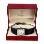 Cartier Vintage Tank White Roman Dial 1970's