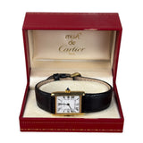 Cartier Vintage Tank White Roman Dial 1970's