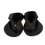 Saint Laurent Black Vitello Marilyn Sandals