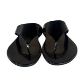 Saint Laurent Black Vitello Marilyn Sandals