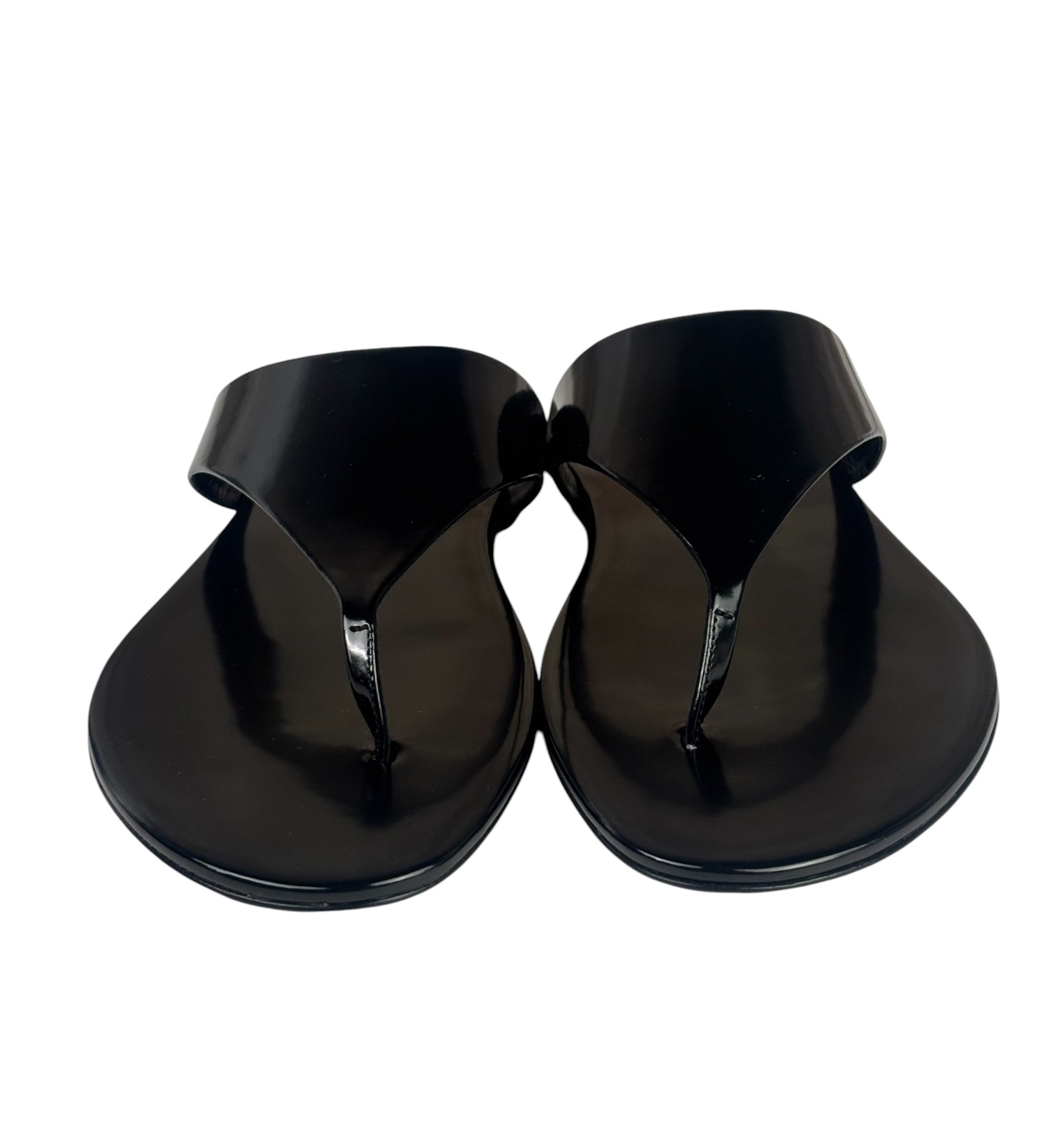 Saint Laurent Black Vitello Marilyn Sandals