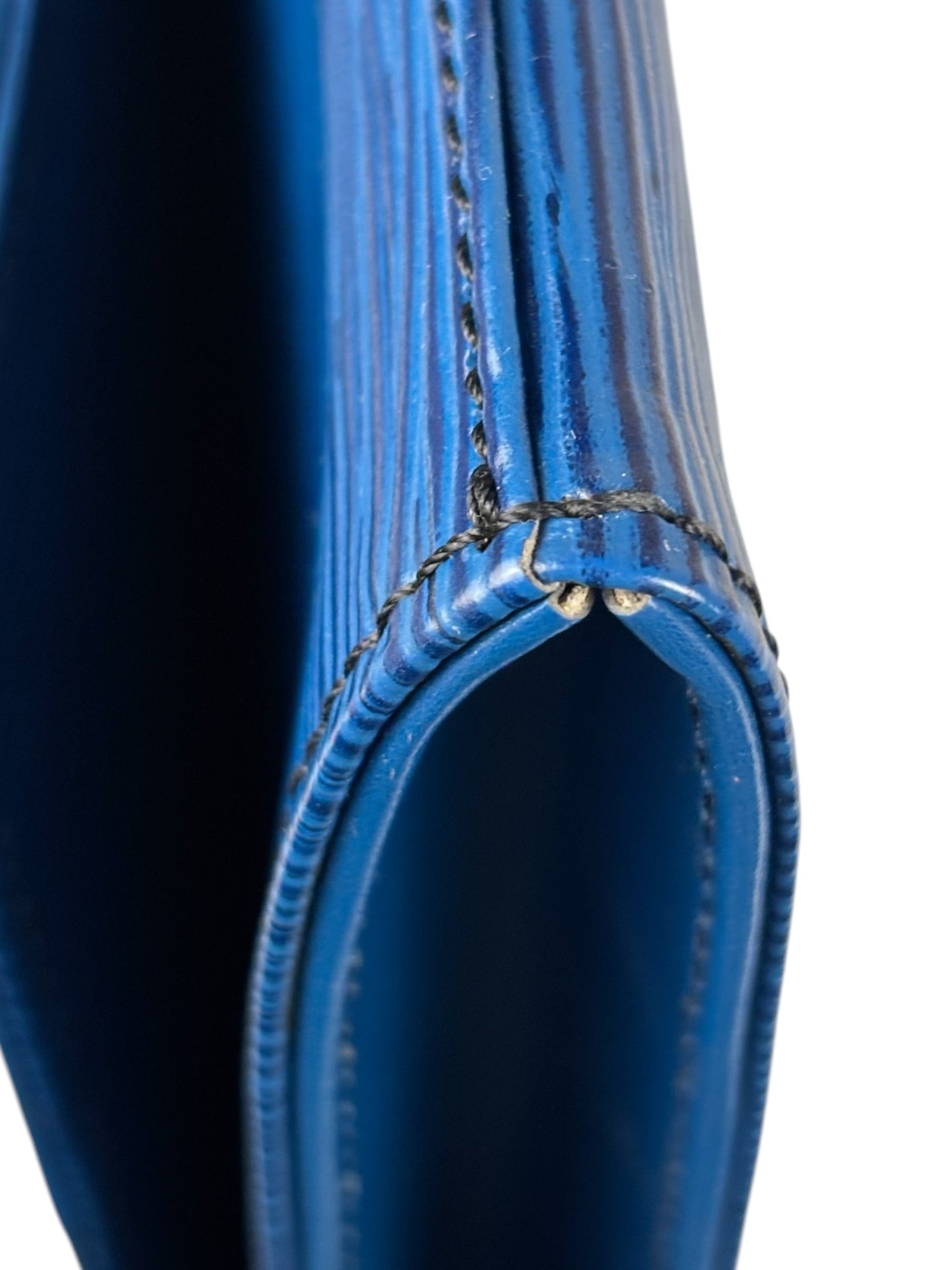 Louis Vuitton Blue Epi Jena Clutch